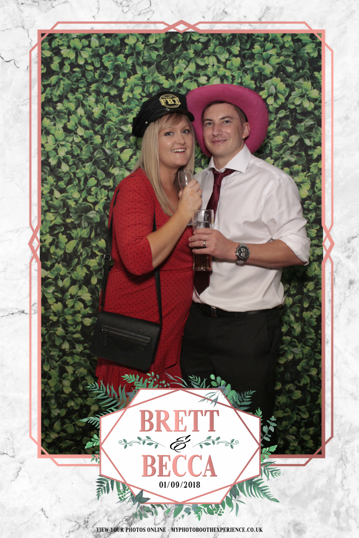 Brett & Becca's Wedding | View more photos from the event at gallery.myphotoboothexperience.co.uk/u/MyPhotoBoothExperienceLtd/Brett-Beccas-Wedding